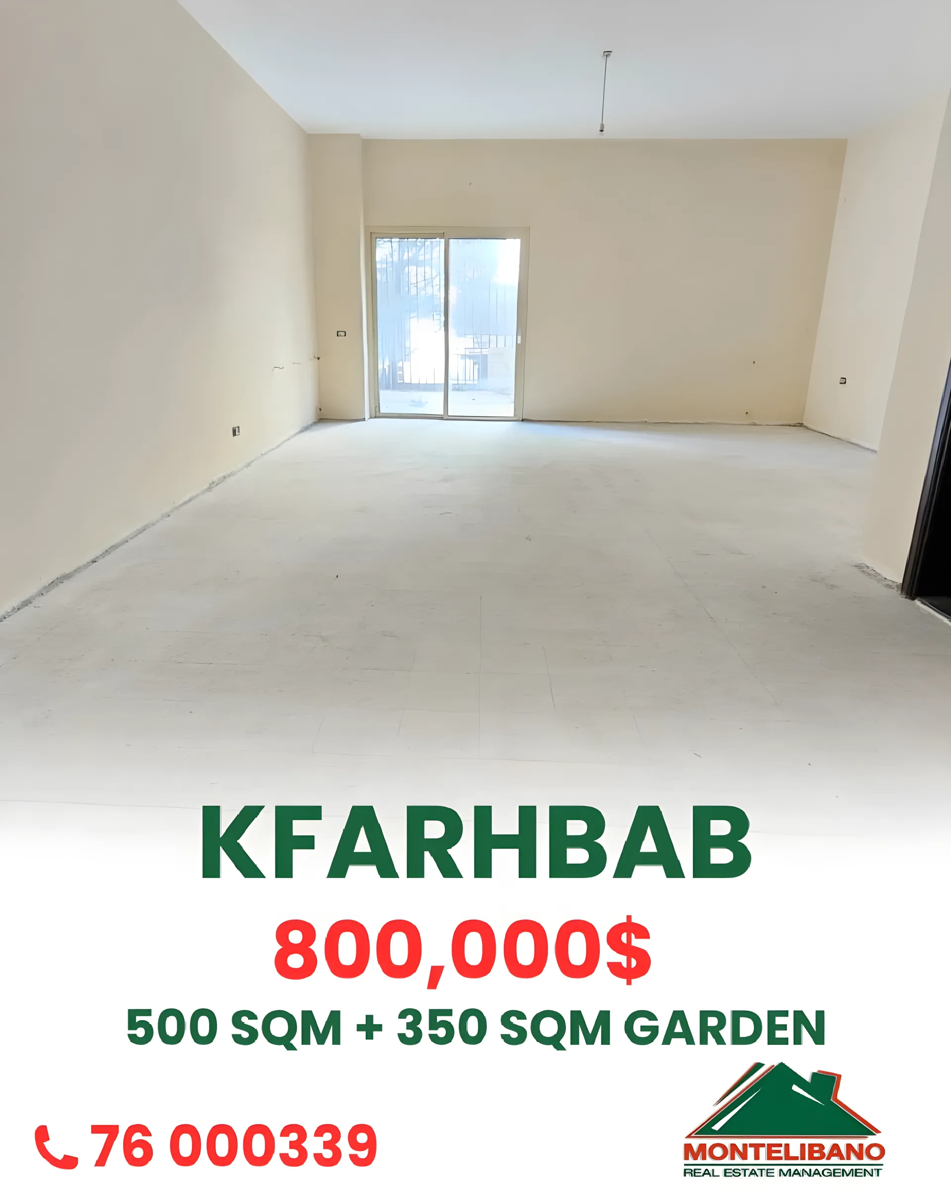Apartment for sale in Kfar Hbab, Lebanon