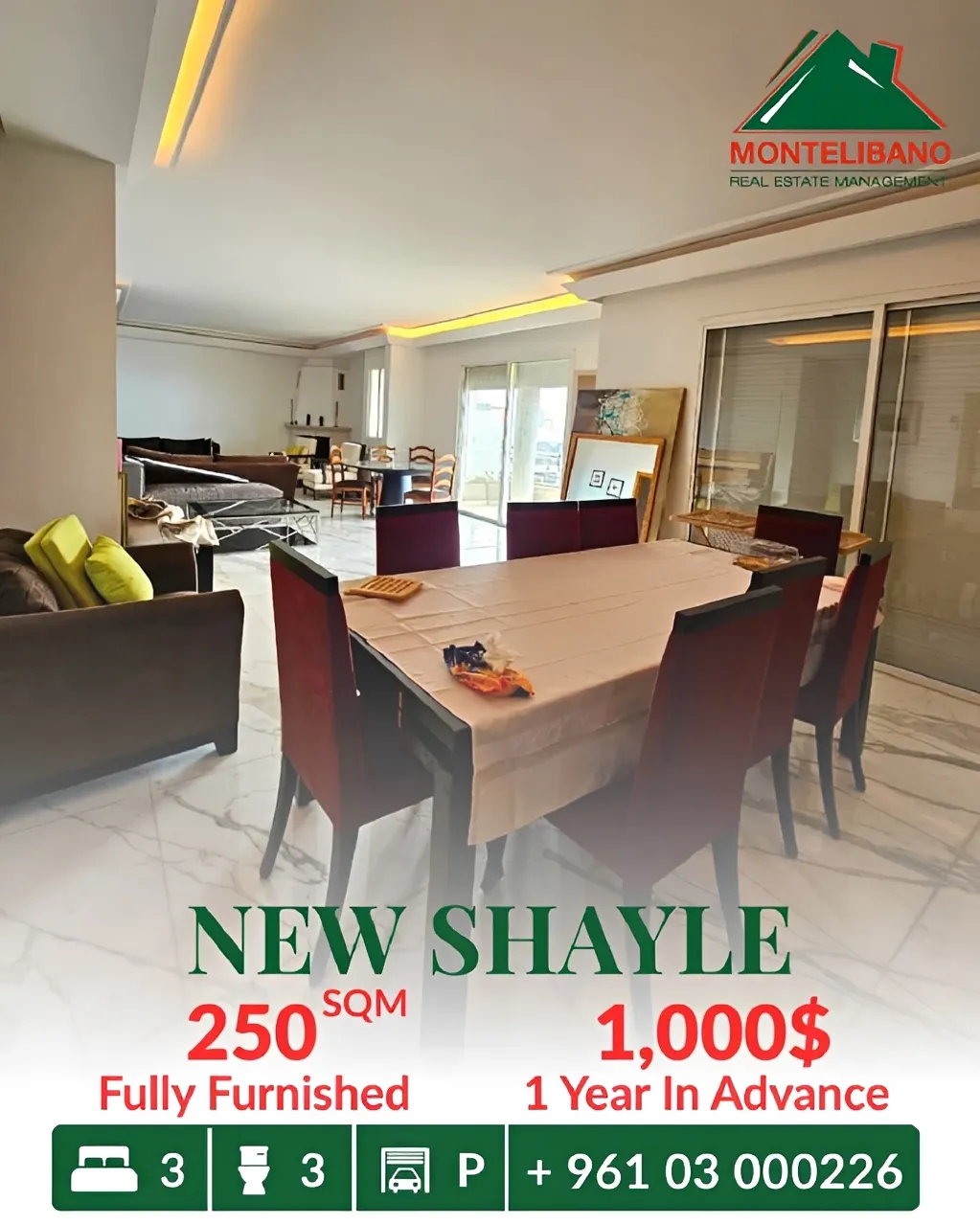 Apartment for rent in Sehayleh
