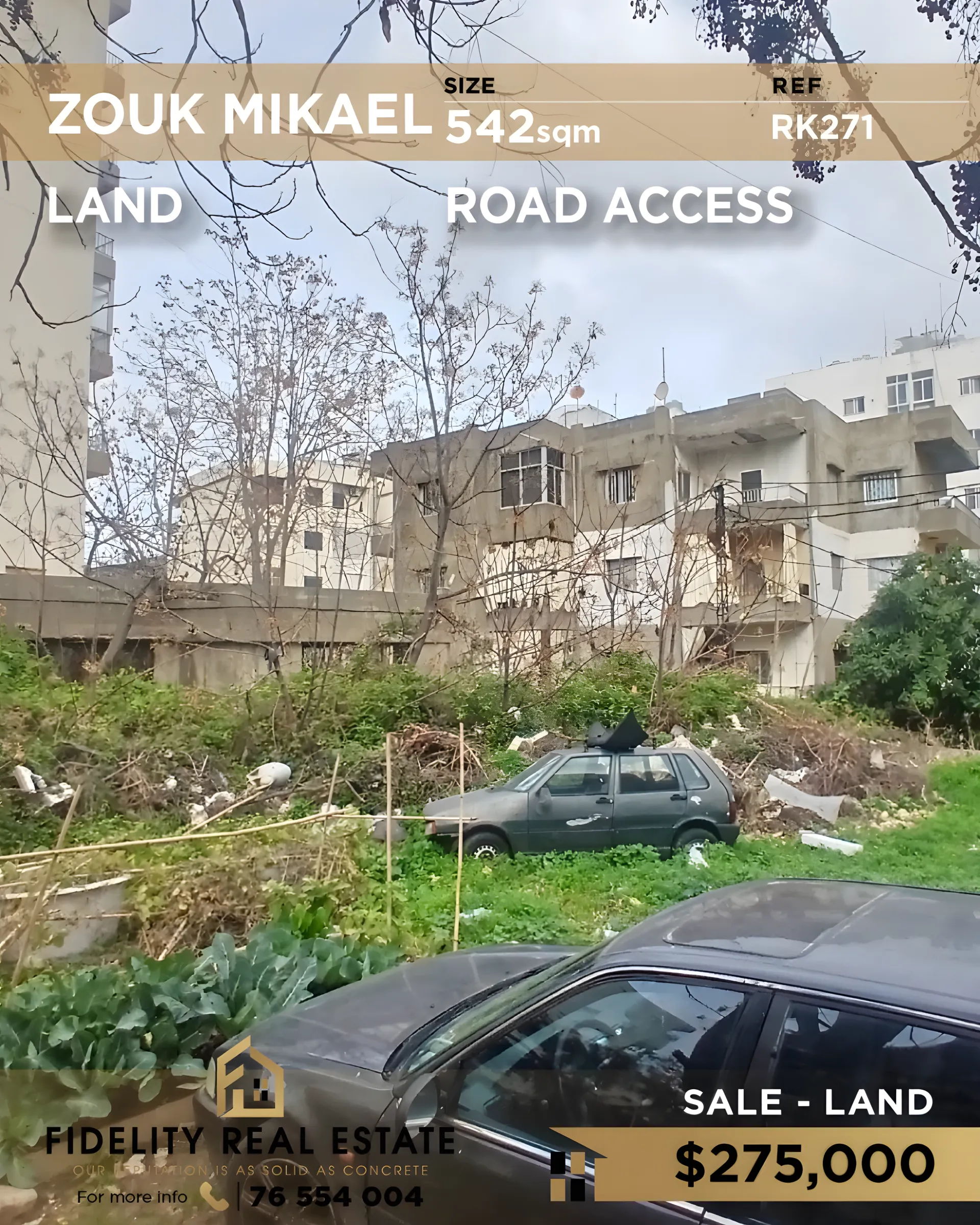 Residential Land for sale in Zouk Mikael, Lebanon