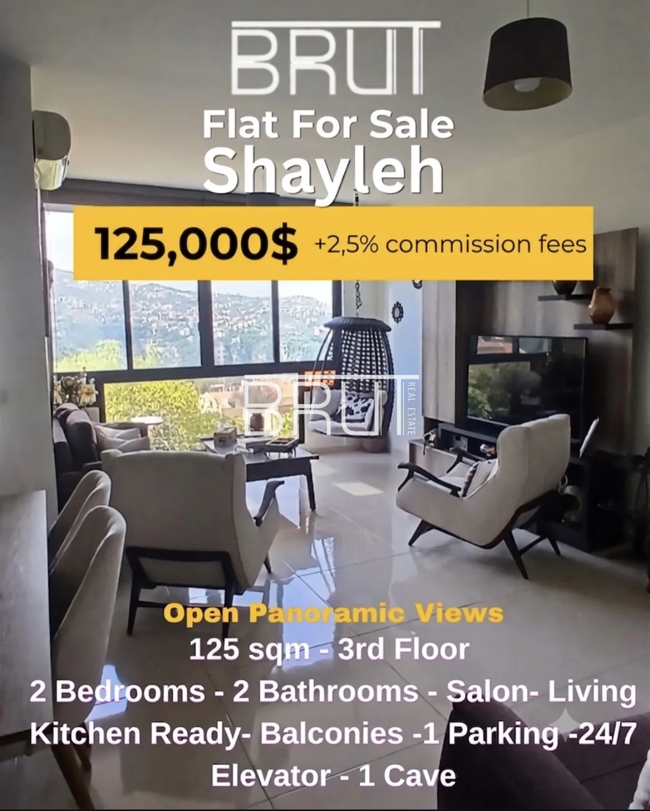 Apartment for sale in Sehayleh, lebanon - 2 bed, 2.0 bath