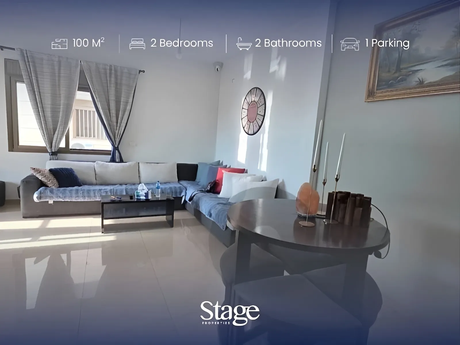 Apartment for rent in Mazraat Yachoua, Lebanon - 2 bed, 2 bath
