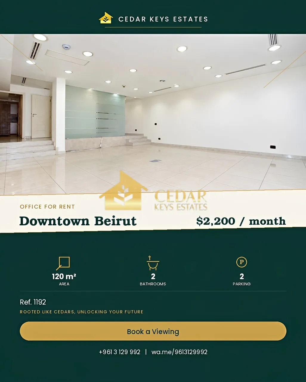 Office for rent in Downtown, beirut, Lebanon