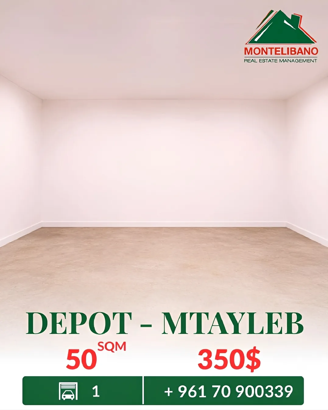 Warehouse for rent in Mtayleb, Lebanon