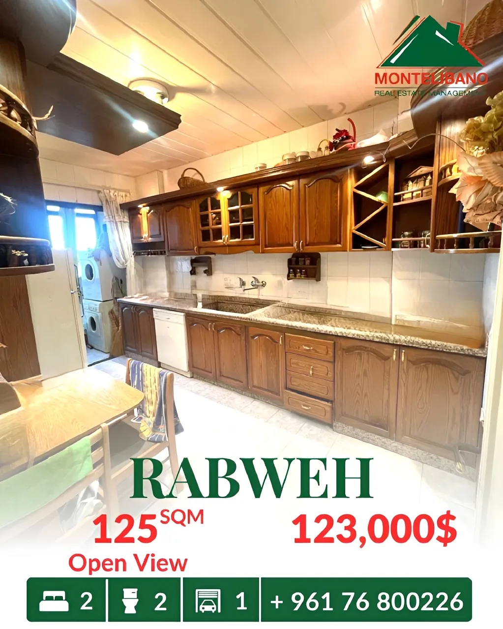 Apartment for sale in Rabweh, Bayrut, Lebanon