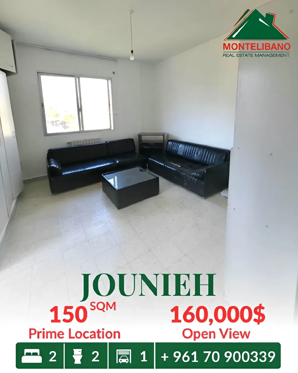 Apartment for sale in Jounieh