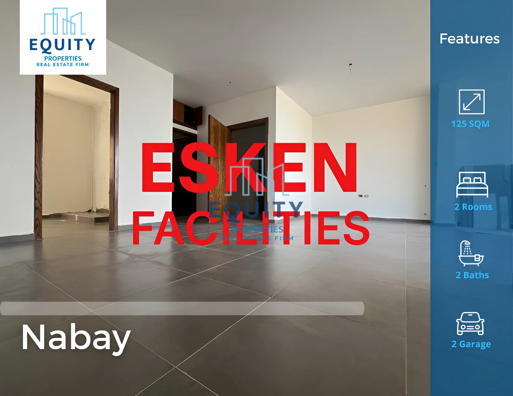 Apartment for Sale in Nabay - 2 bed, 2 bath