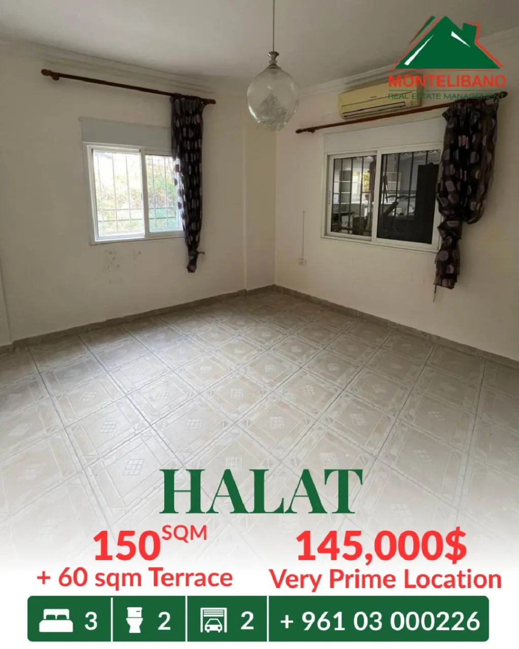 Apartment for sale in Halat, Lebanon