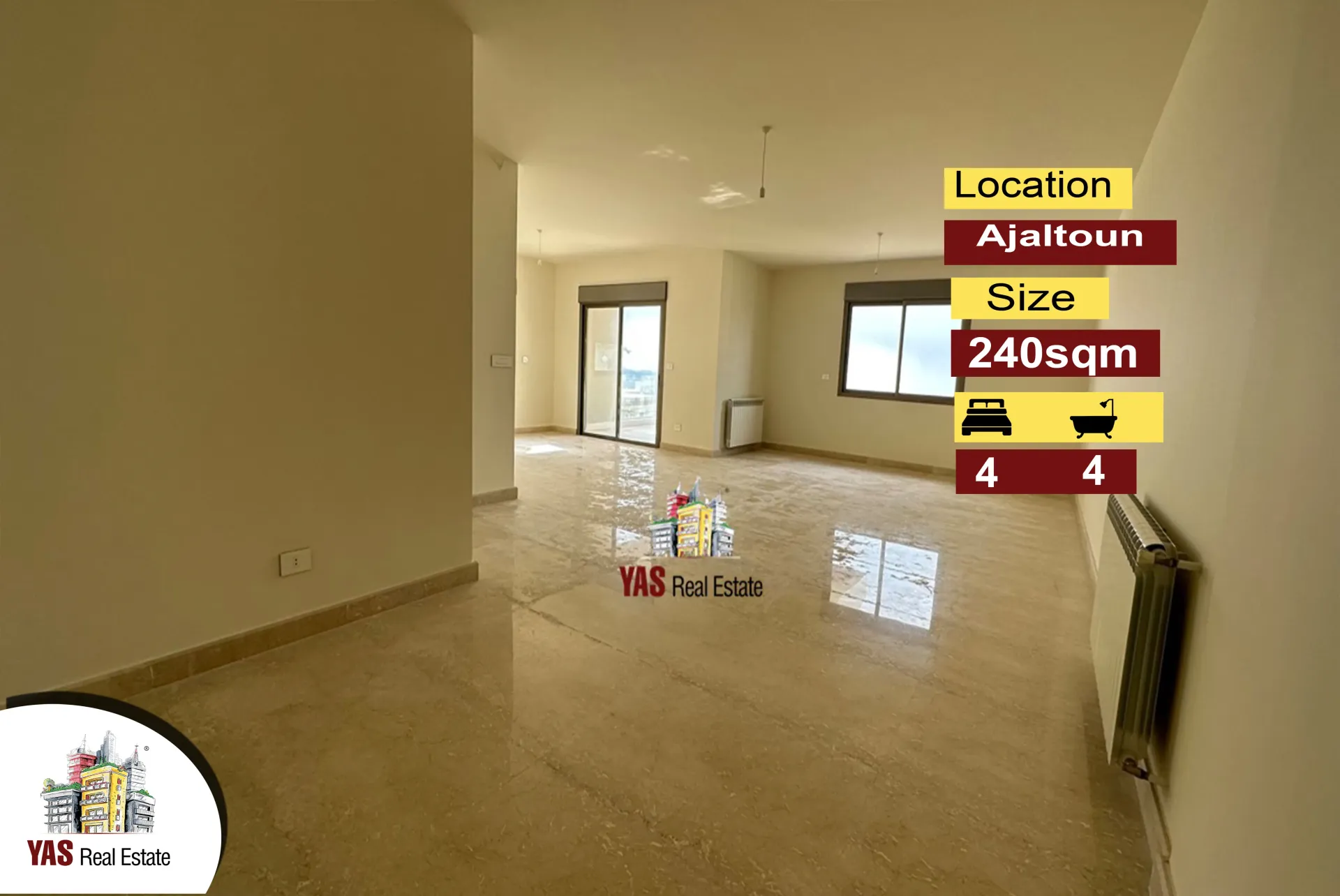 Apartment for Sale in Ajaltoun