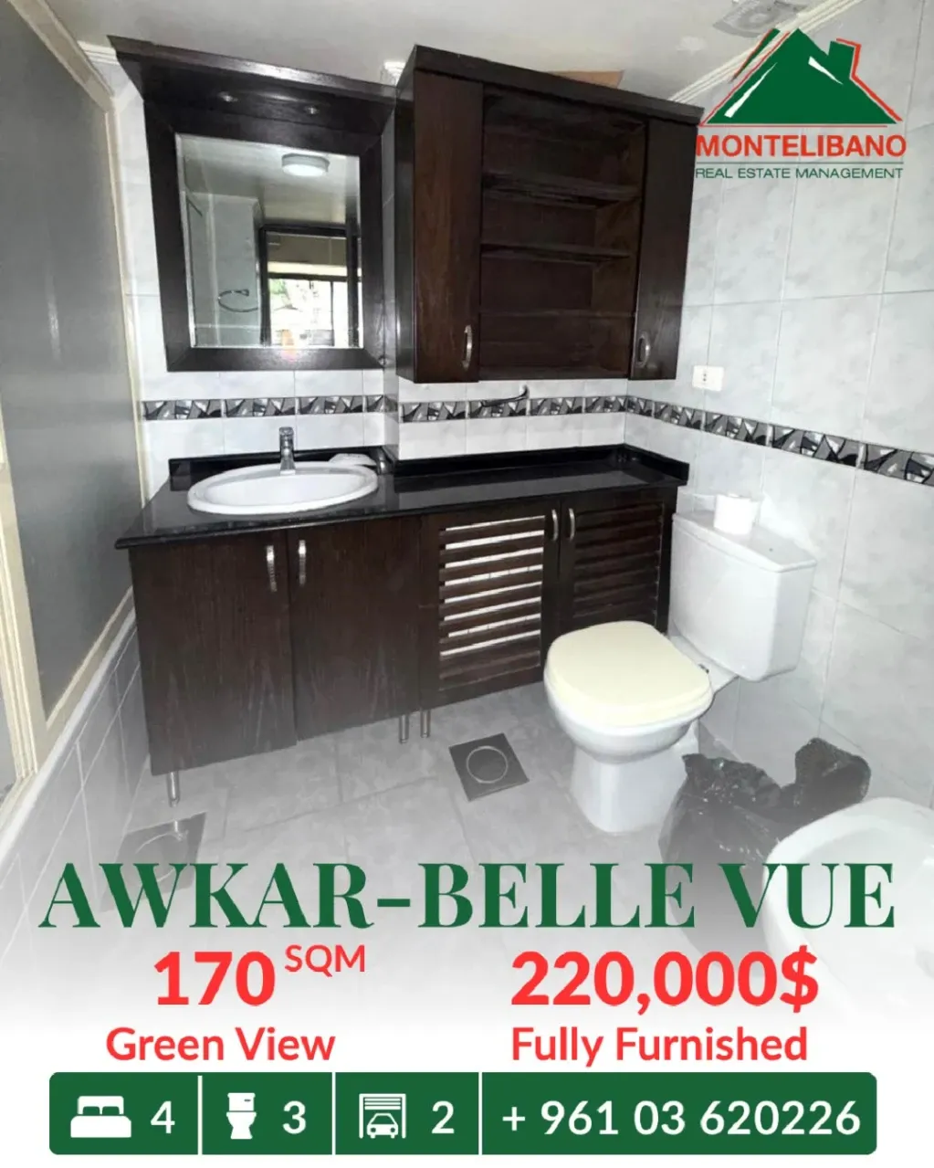 Apartment for sale in Beit Aaoukar, Lebanon