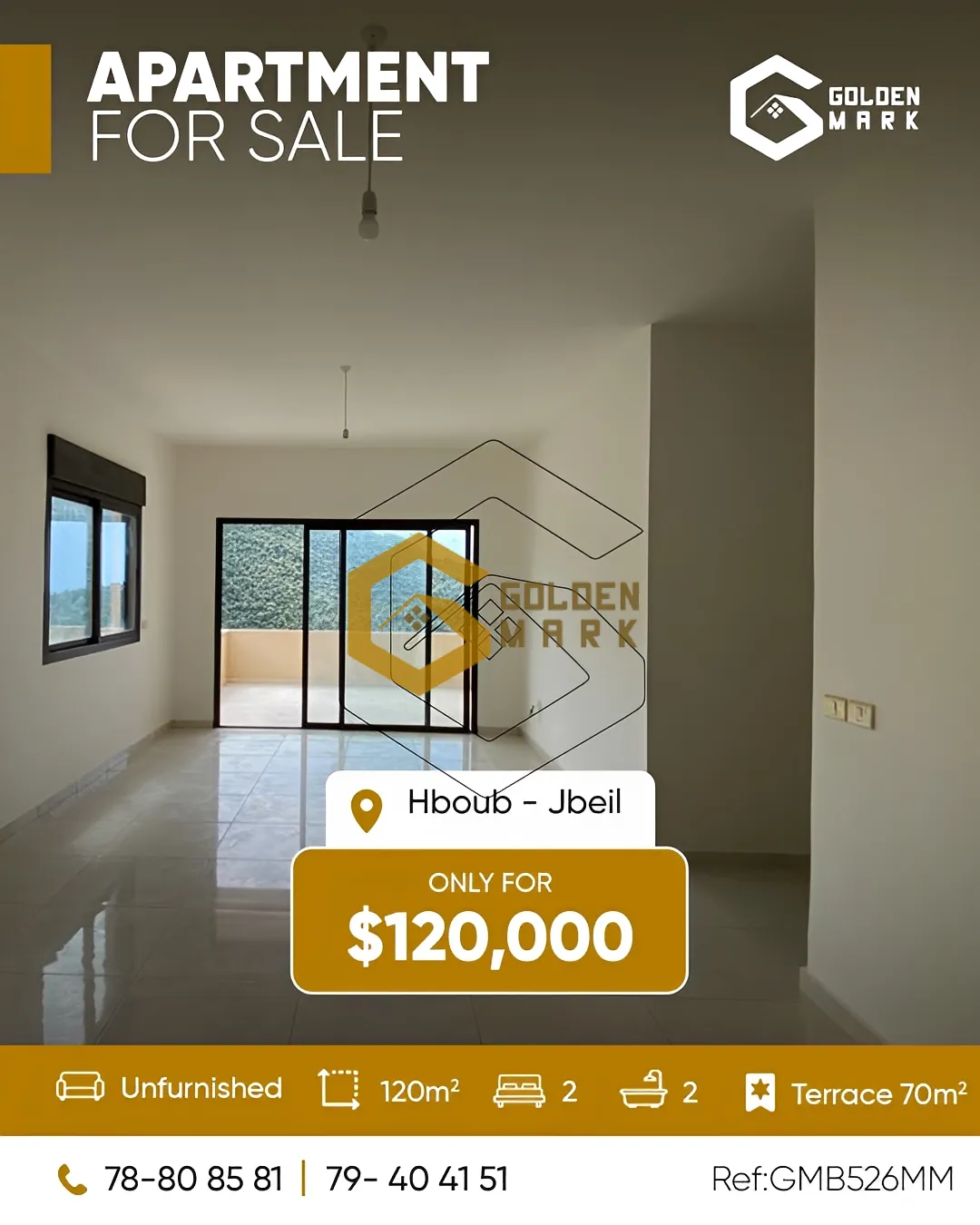 Apartment for Sale in Hboub
