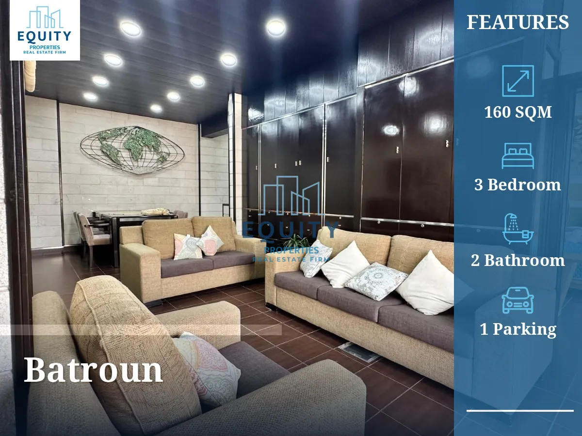 Apartment for rent in Batroun