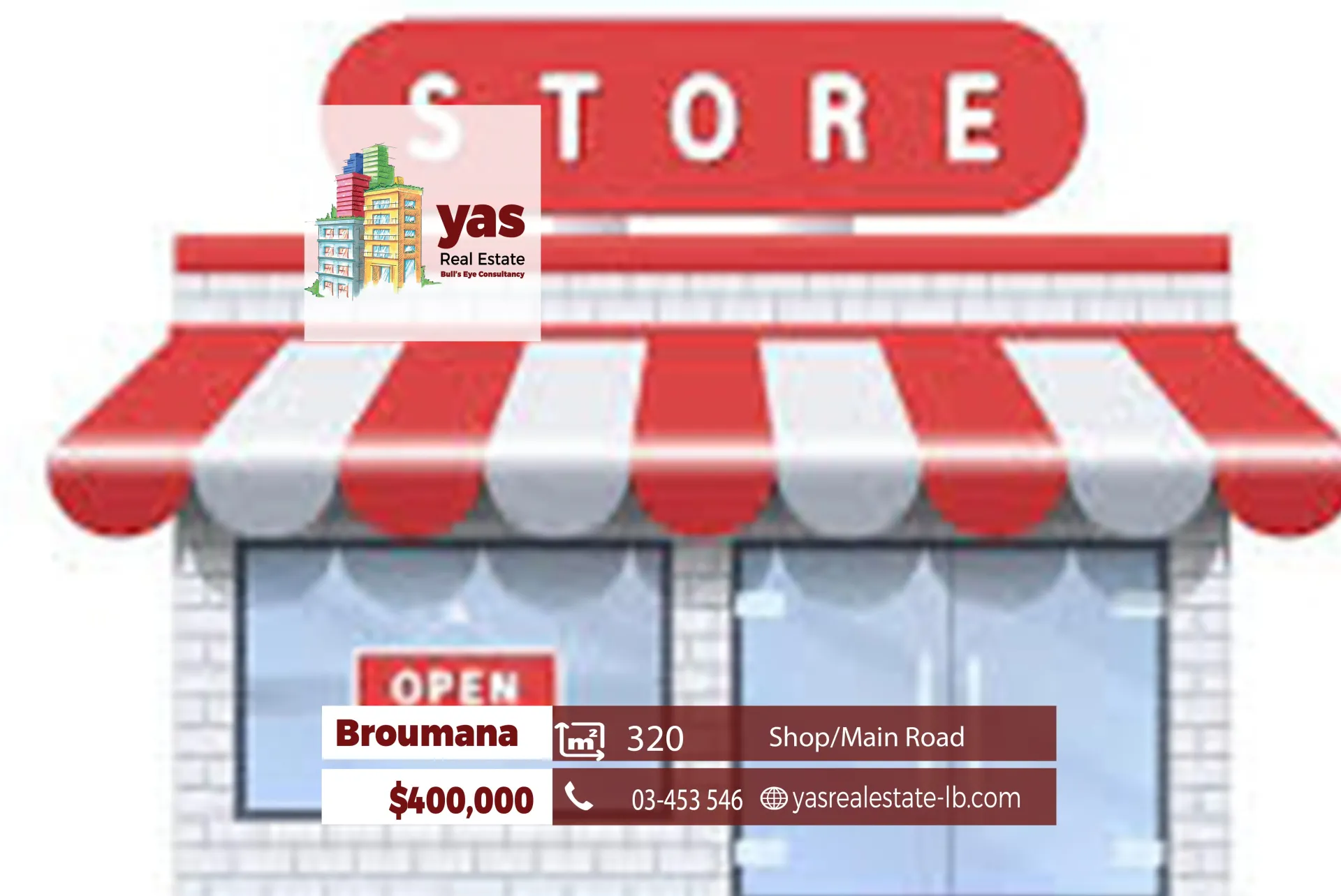 Shop for rent in Broumana