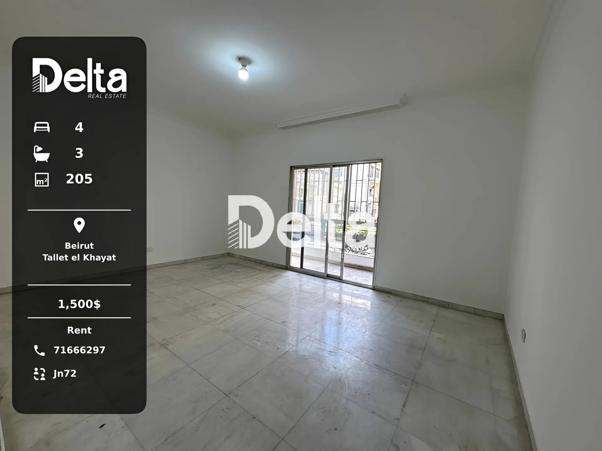 Apartment for rent in Tallet khayat, beirut, lebanon - 4 bed, 3.0 bath