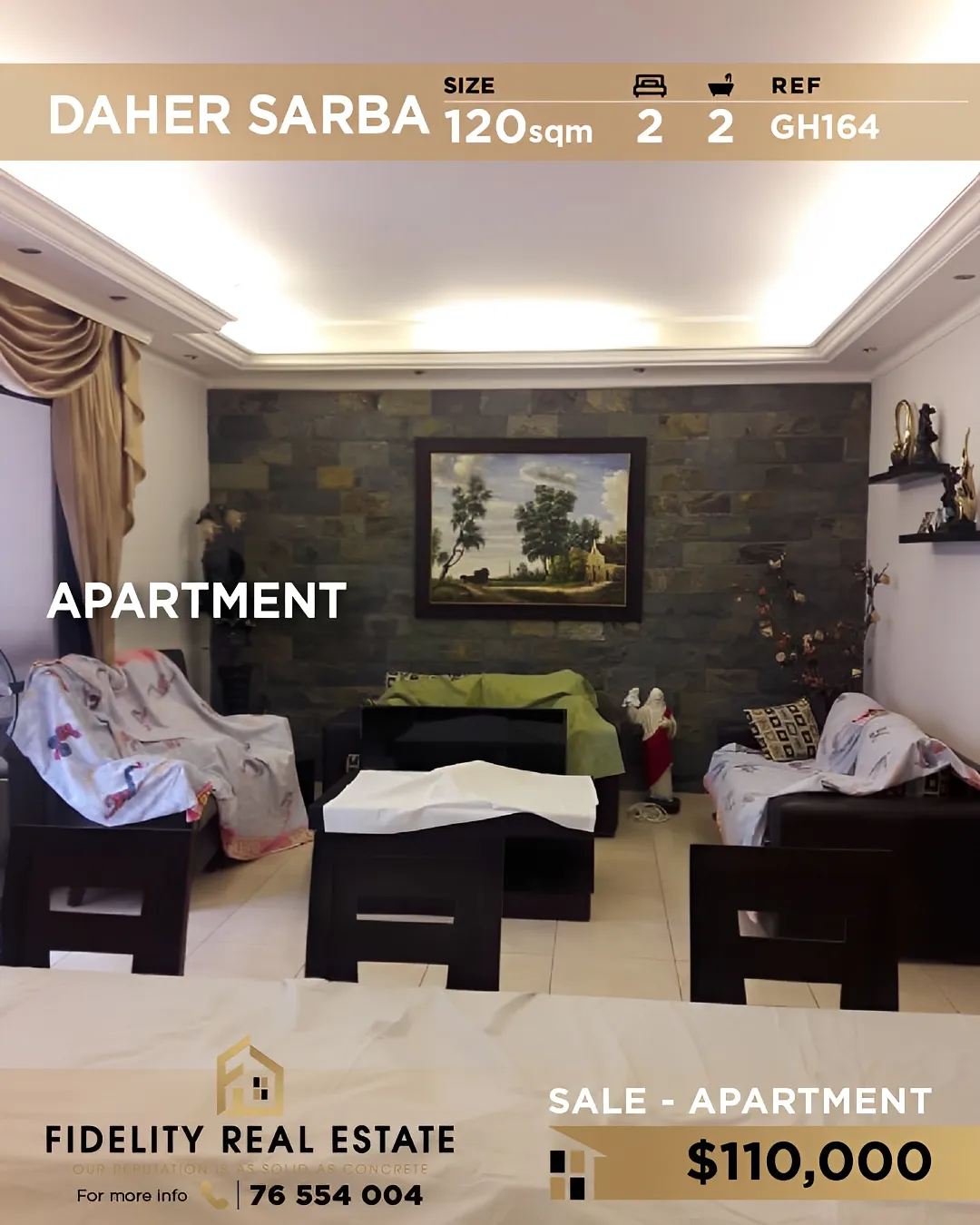 Apartment for sale in Sarba, Lebanon