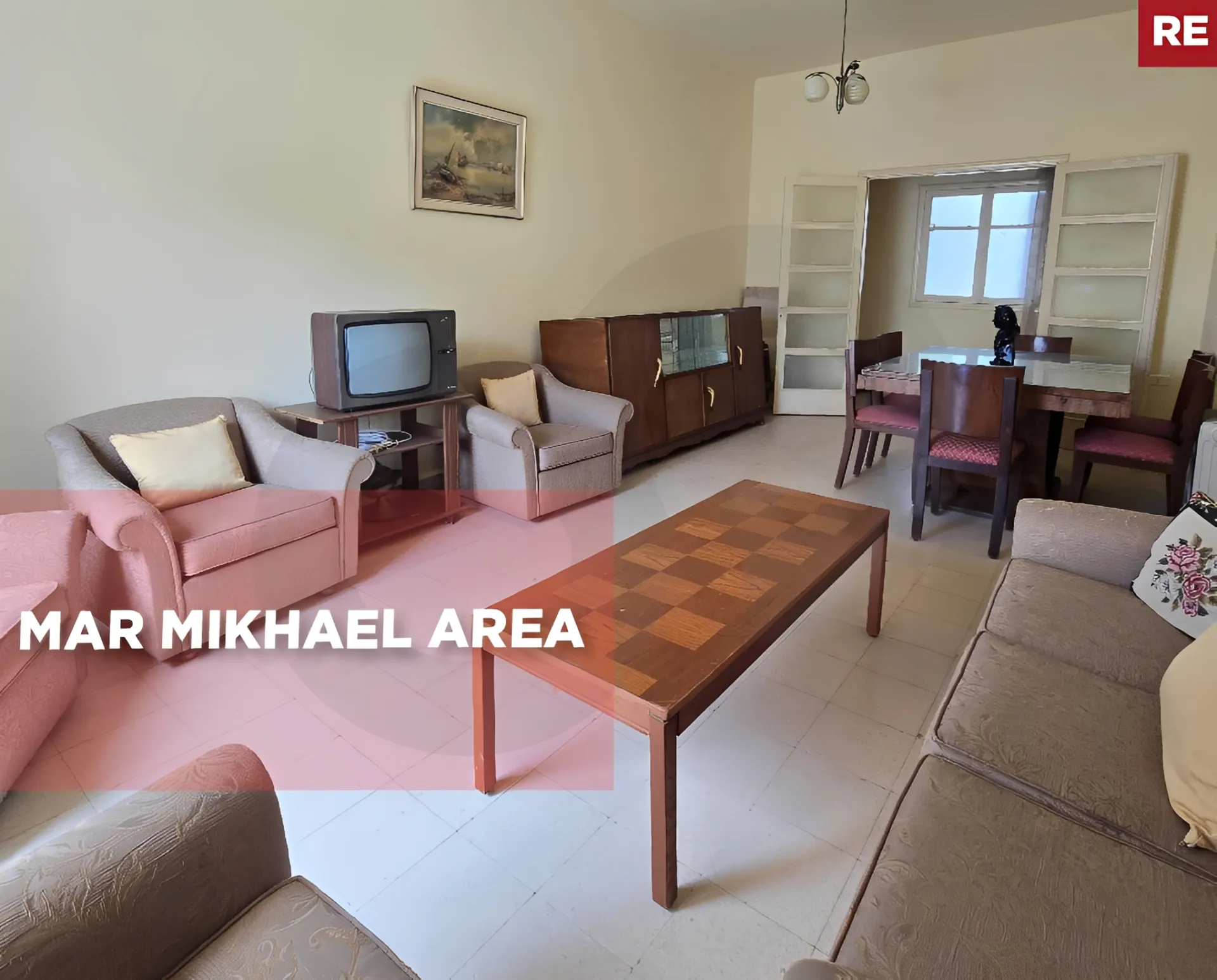 Apartment for Sale in Mar Mikhael, Beirut, Lebanon - 3 bed, 1 bath
