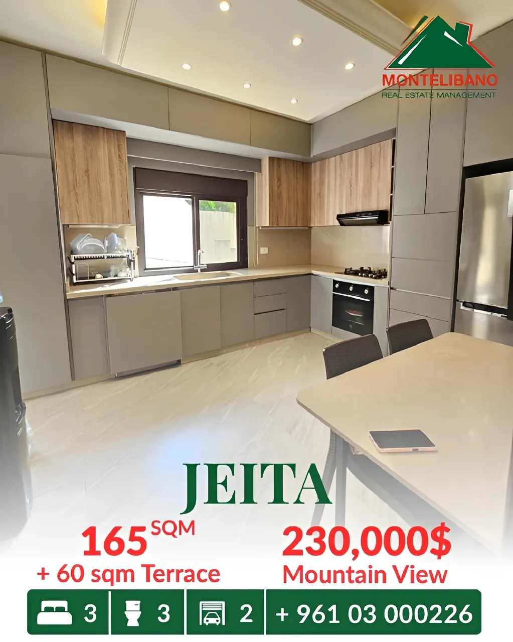Apartment for sale in Jeita