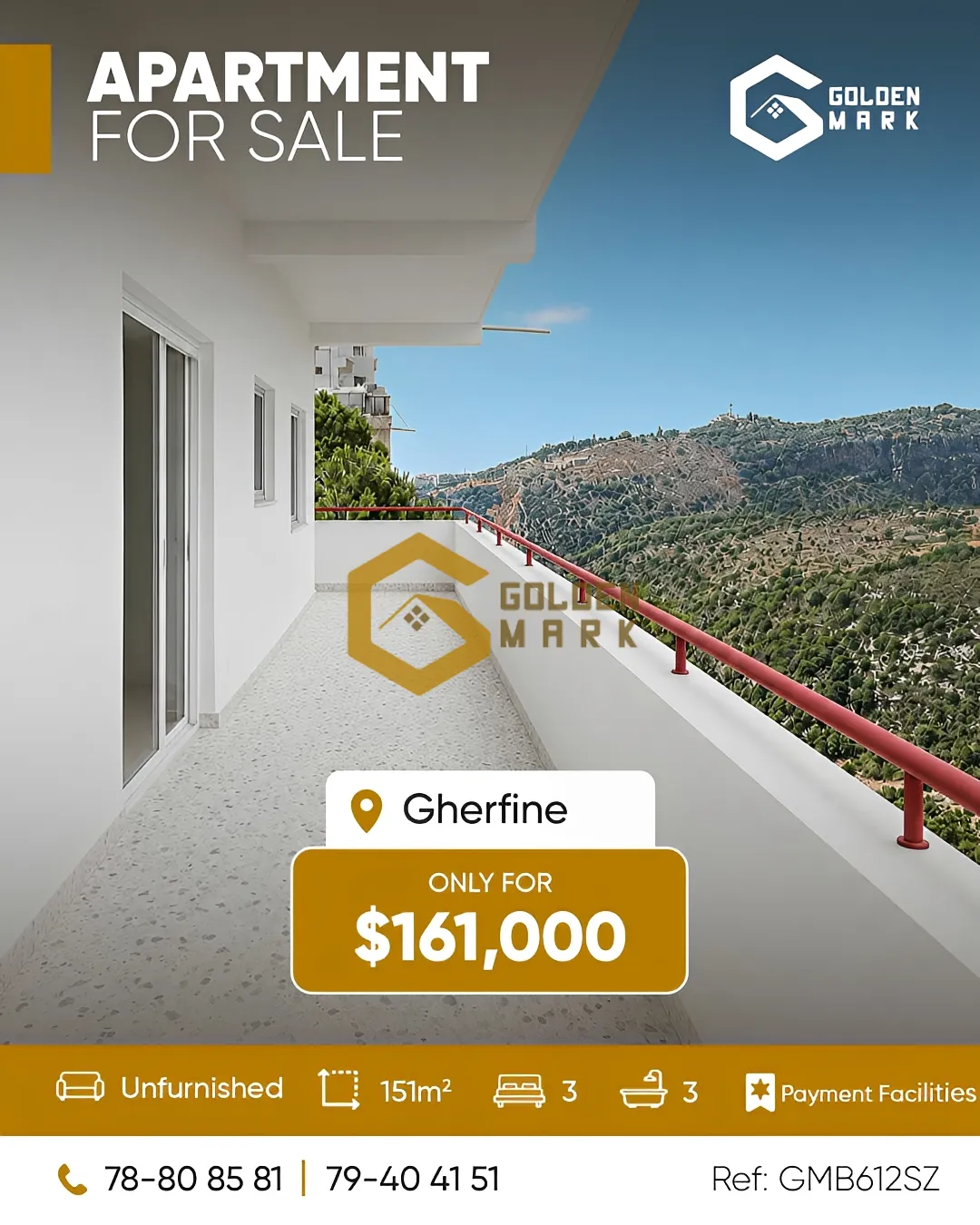Apartment for sale in Gharfine