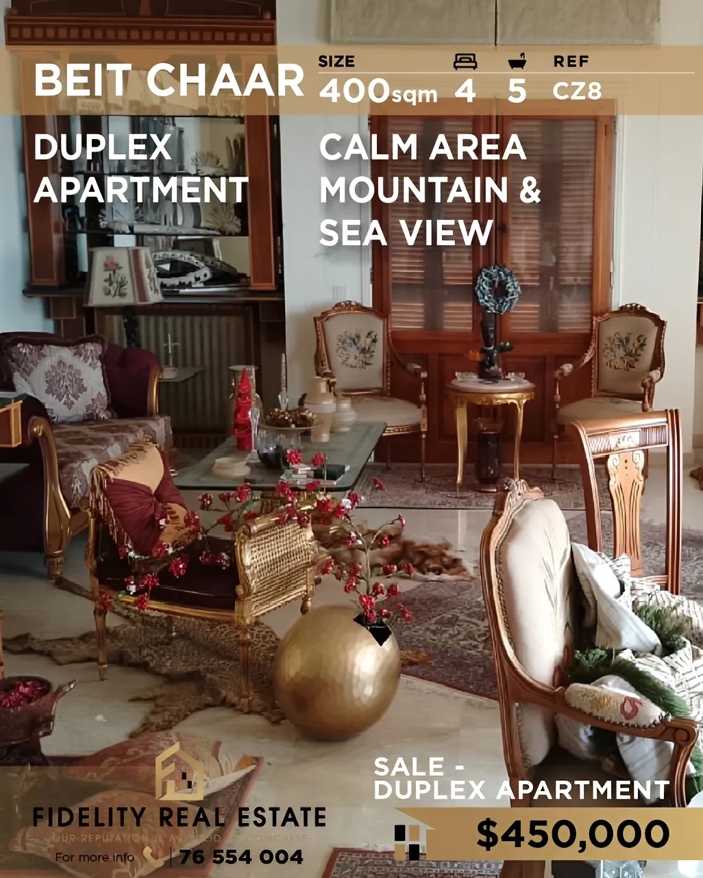 Duplex for sale in Beit El Chaar, Lebanon - 4 bed, 5 bath