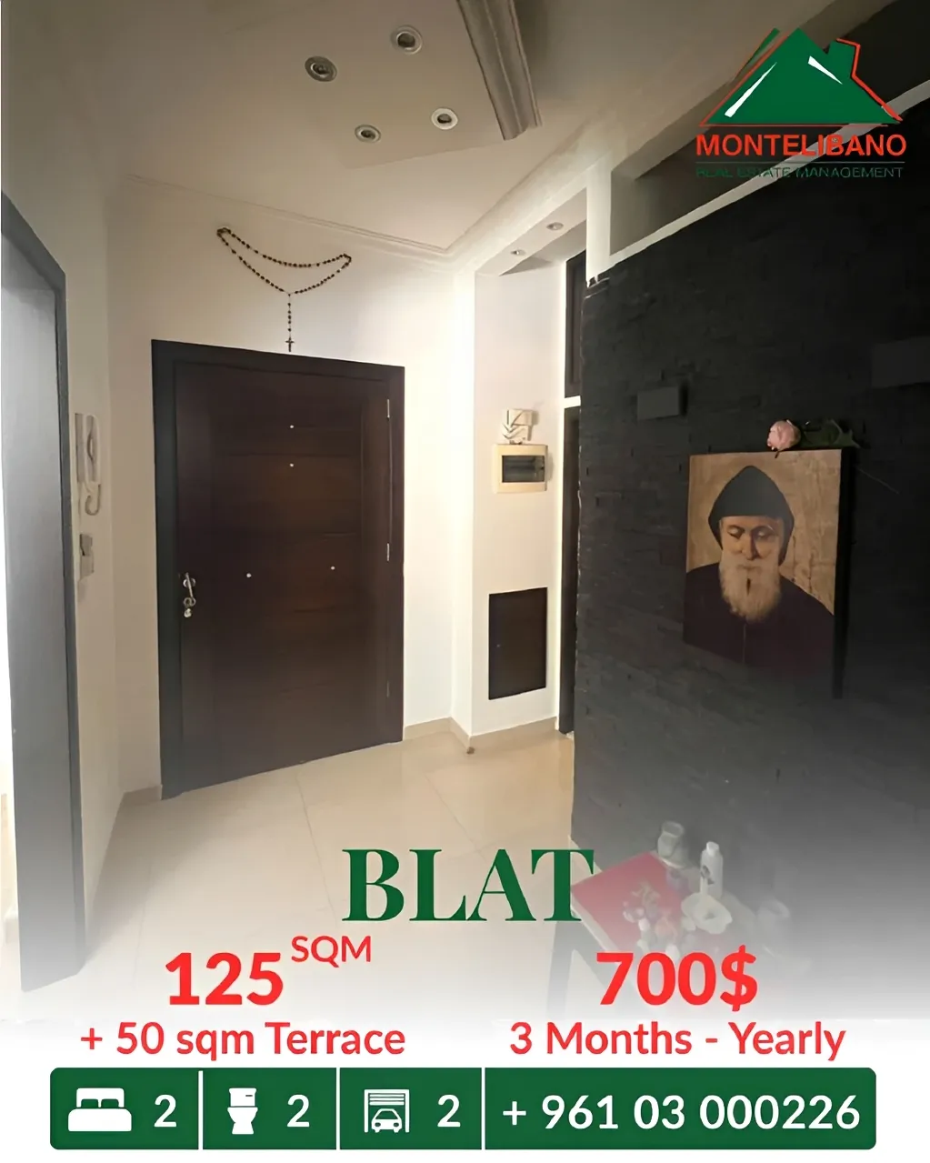 Apartment for rent in Blat