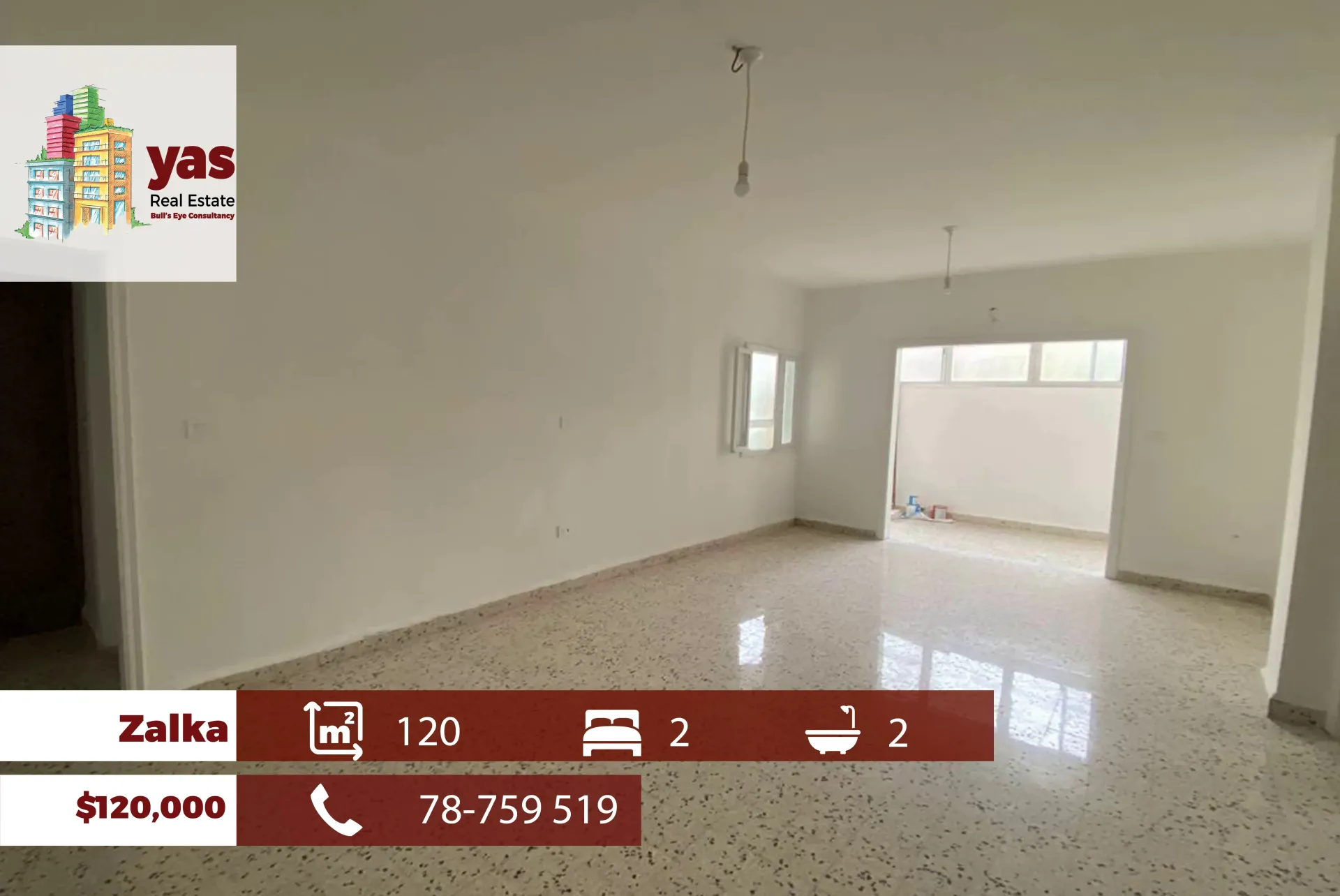 Apartment for Sale in Zalqa - 2 bed, 2 bath
