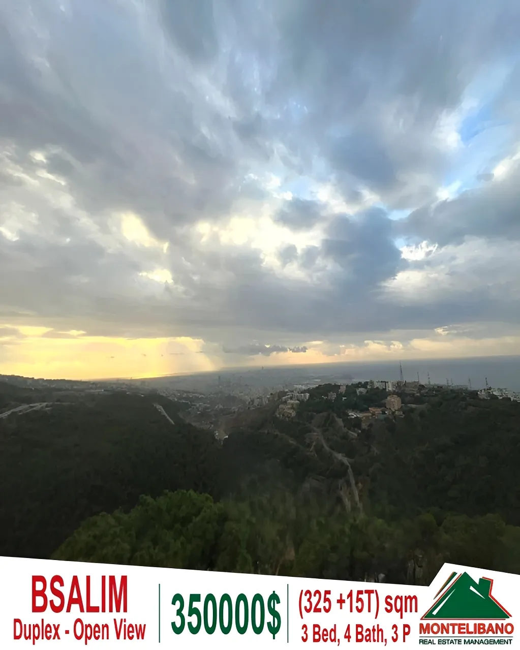 Duplex for Sale in Bsalim, Lebanon - 3 bed, 4 bath