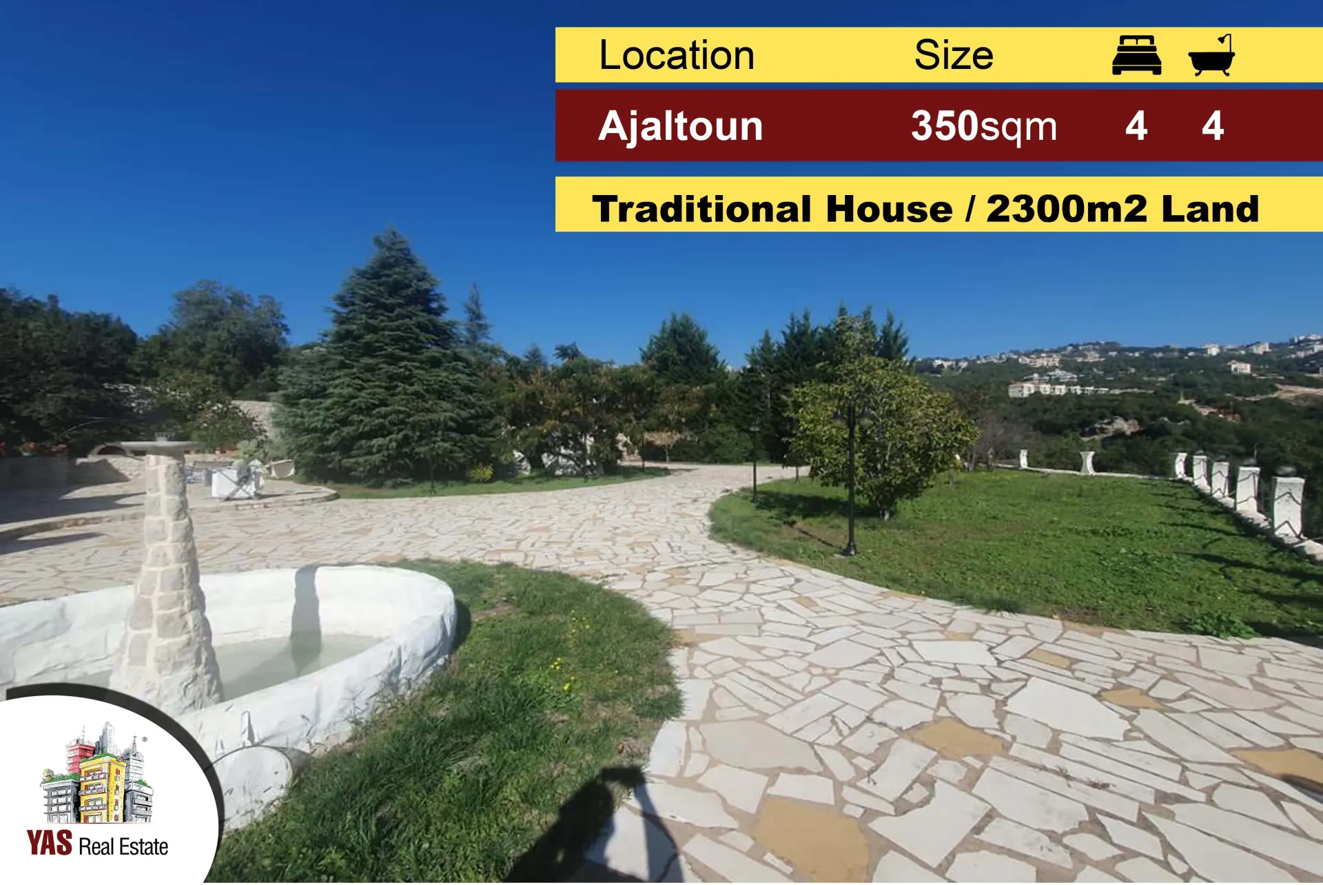 Villa for Sale in Ajaltoun