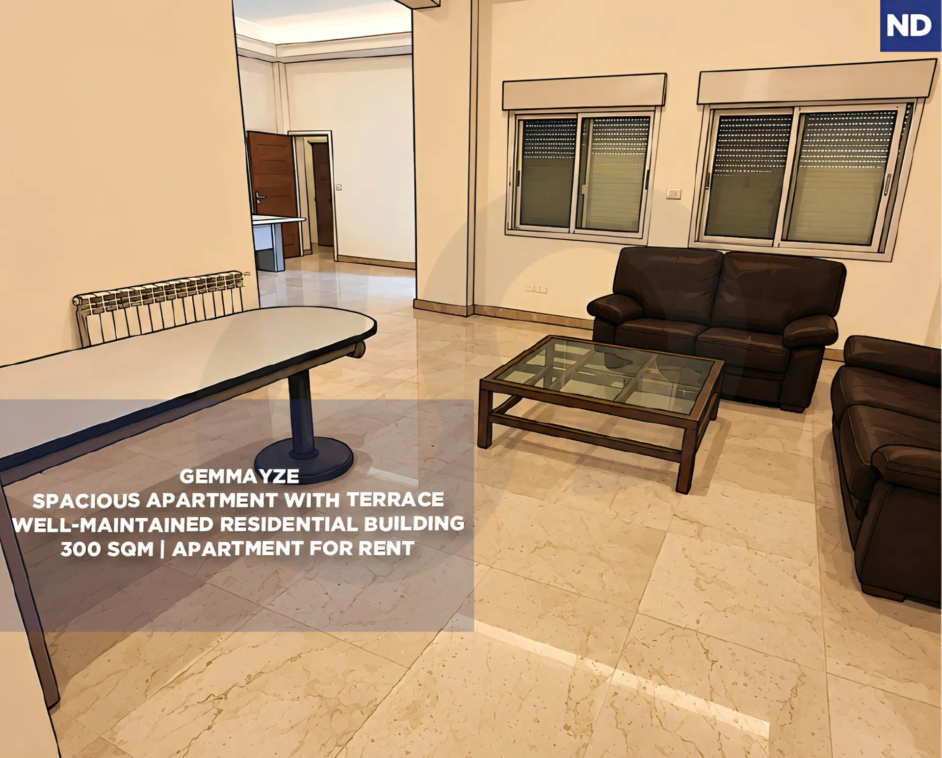 Apartment for Rent in Achrafieh - 3 bed, 3 bath