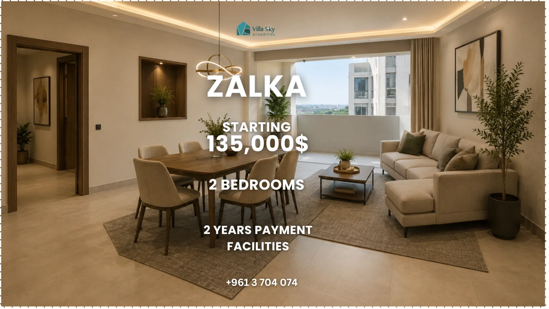 Apartment for sale in Zalqa, Lebanon