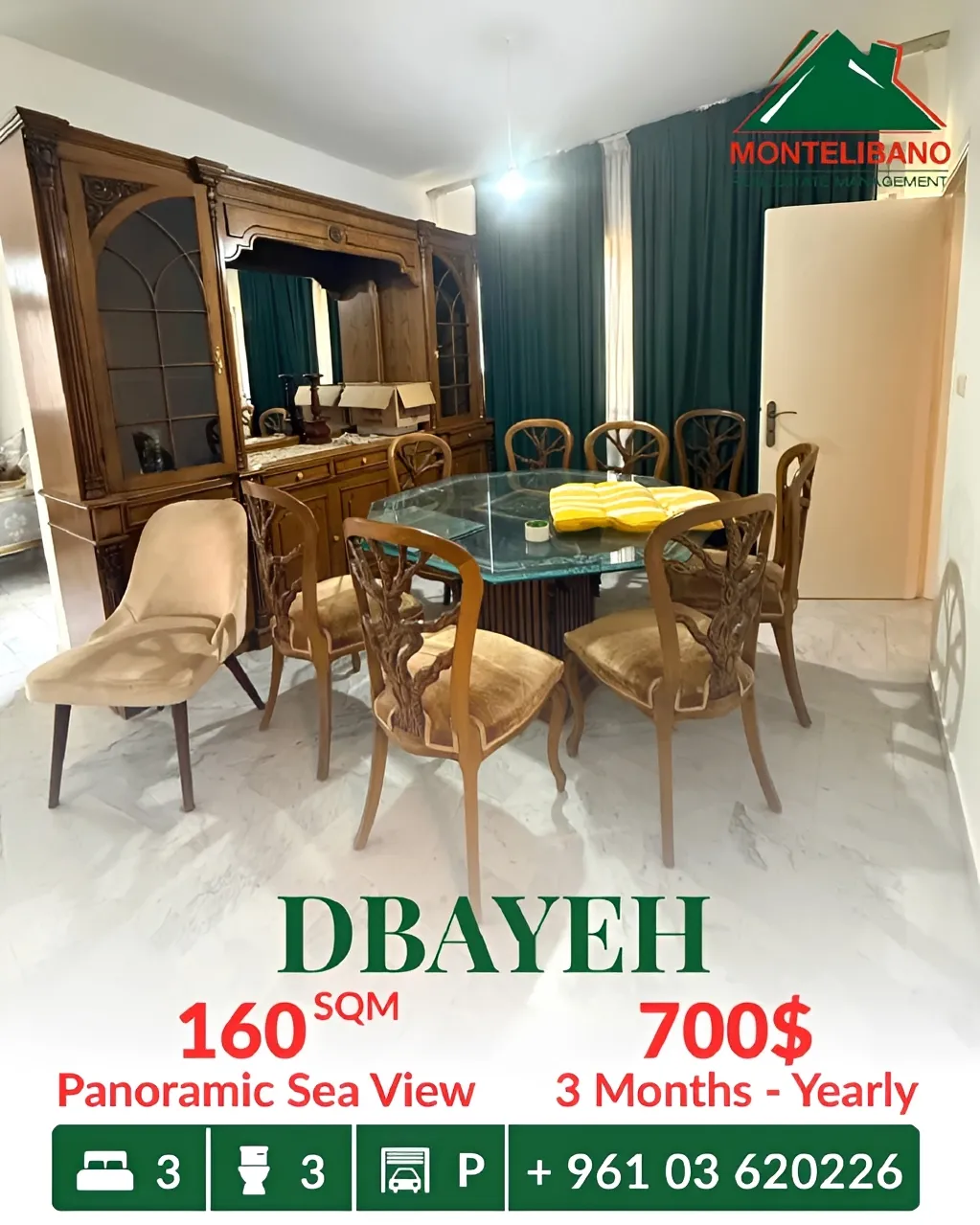 Apartment for rent in Dbayeh, Lebanon