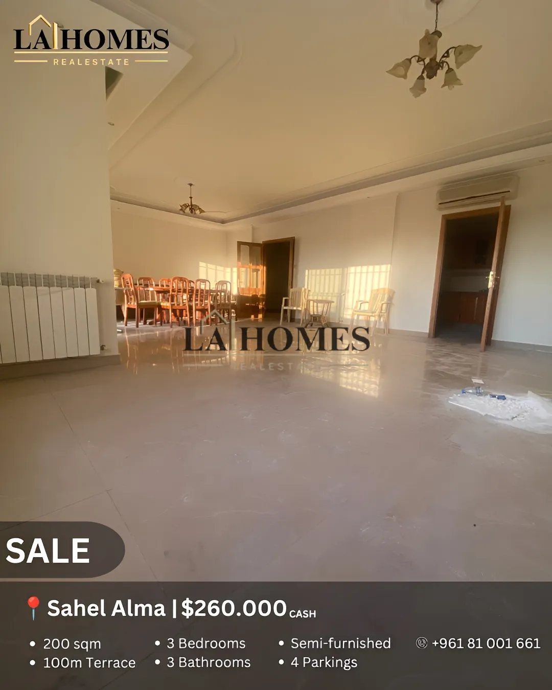 Apartment for sale in Sahel Aalma