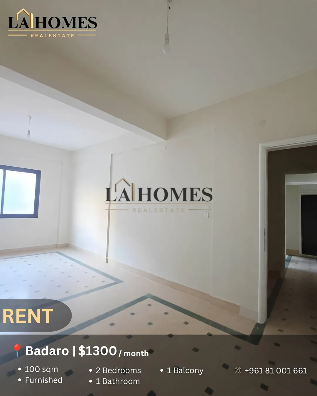 Apartment for rent in Badaro