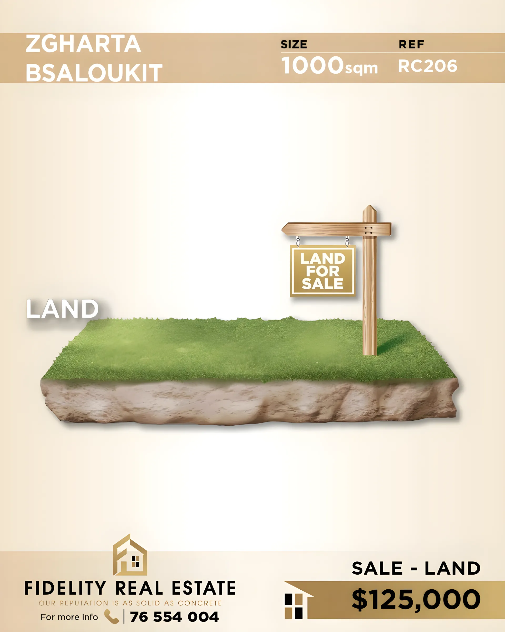 Residential Land for sale in Zgharta, Lebanon