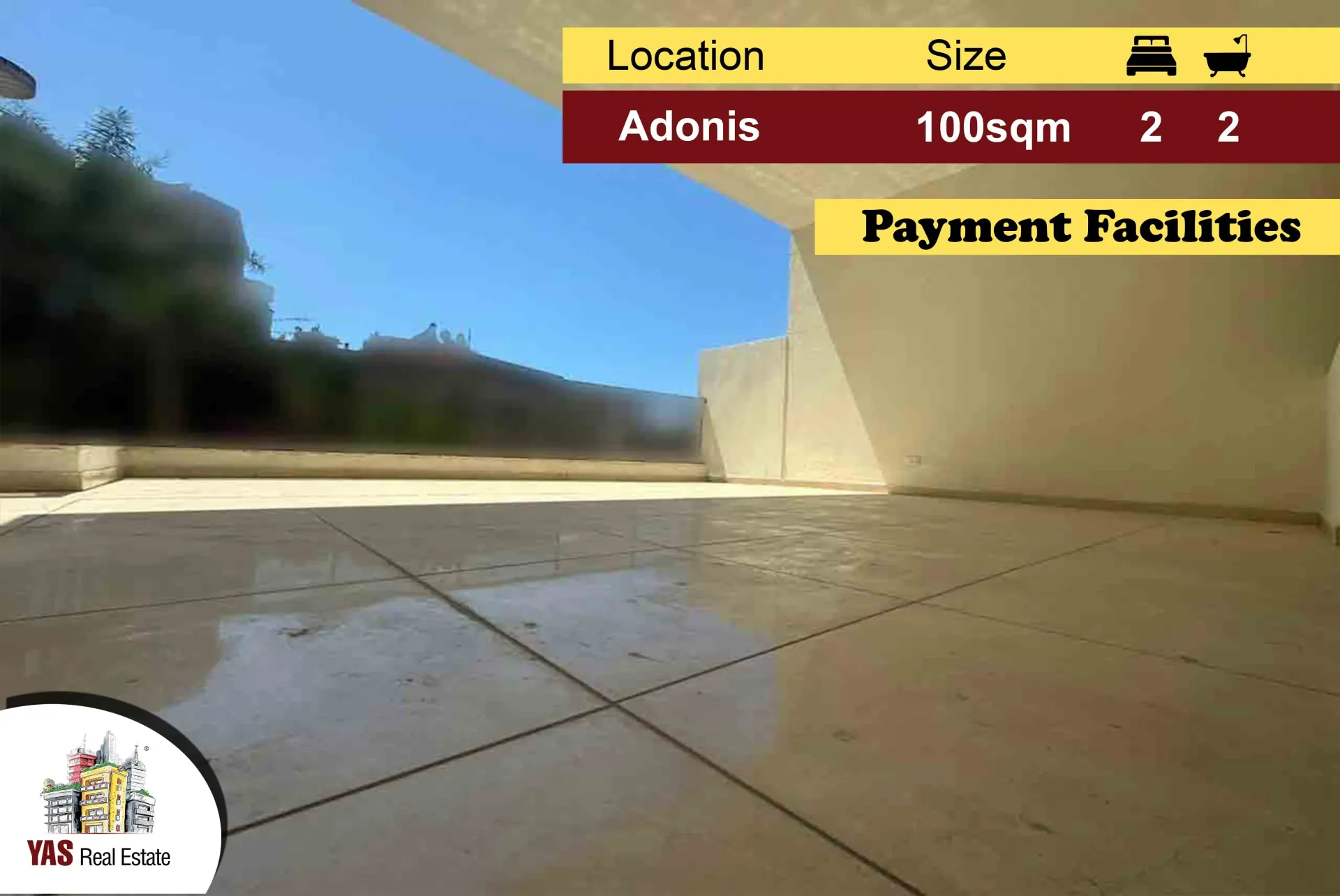 Apartment for Sale in Adonis - 2 bed, 2 bath