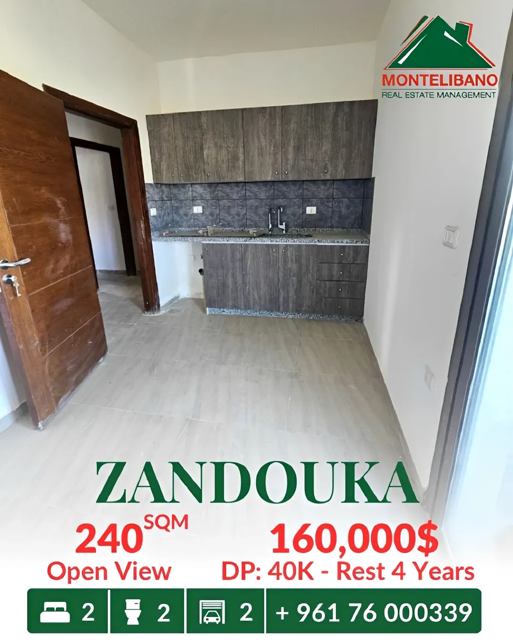 Apartment for sale in Zandouqa, Lebanon