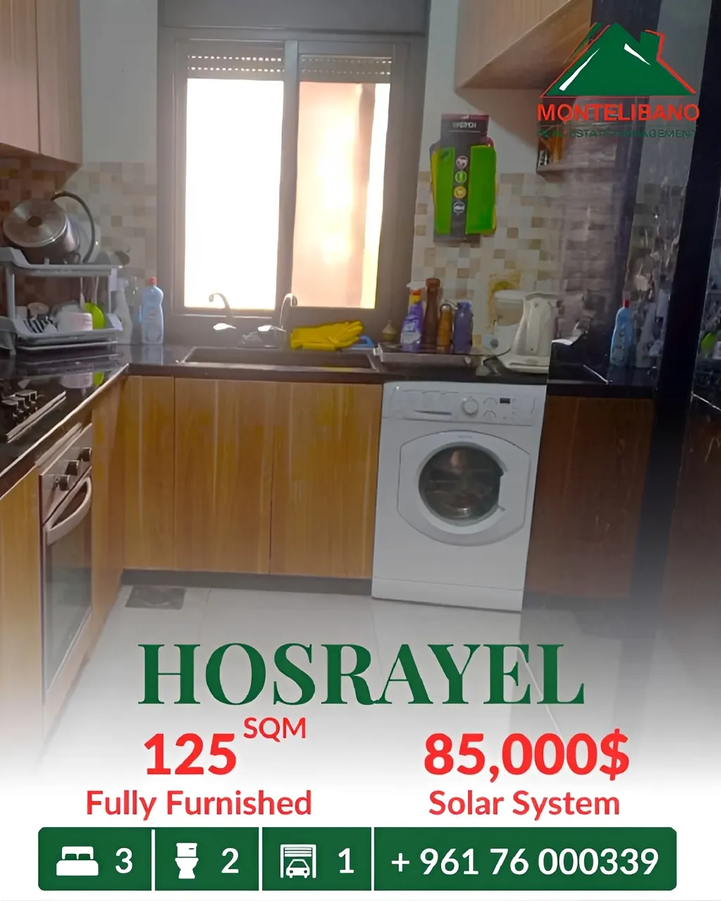 Apartment for sale in Hosrayel, Lebanon