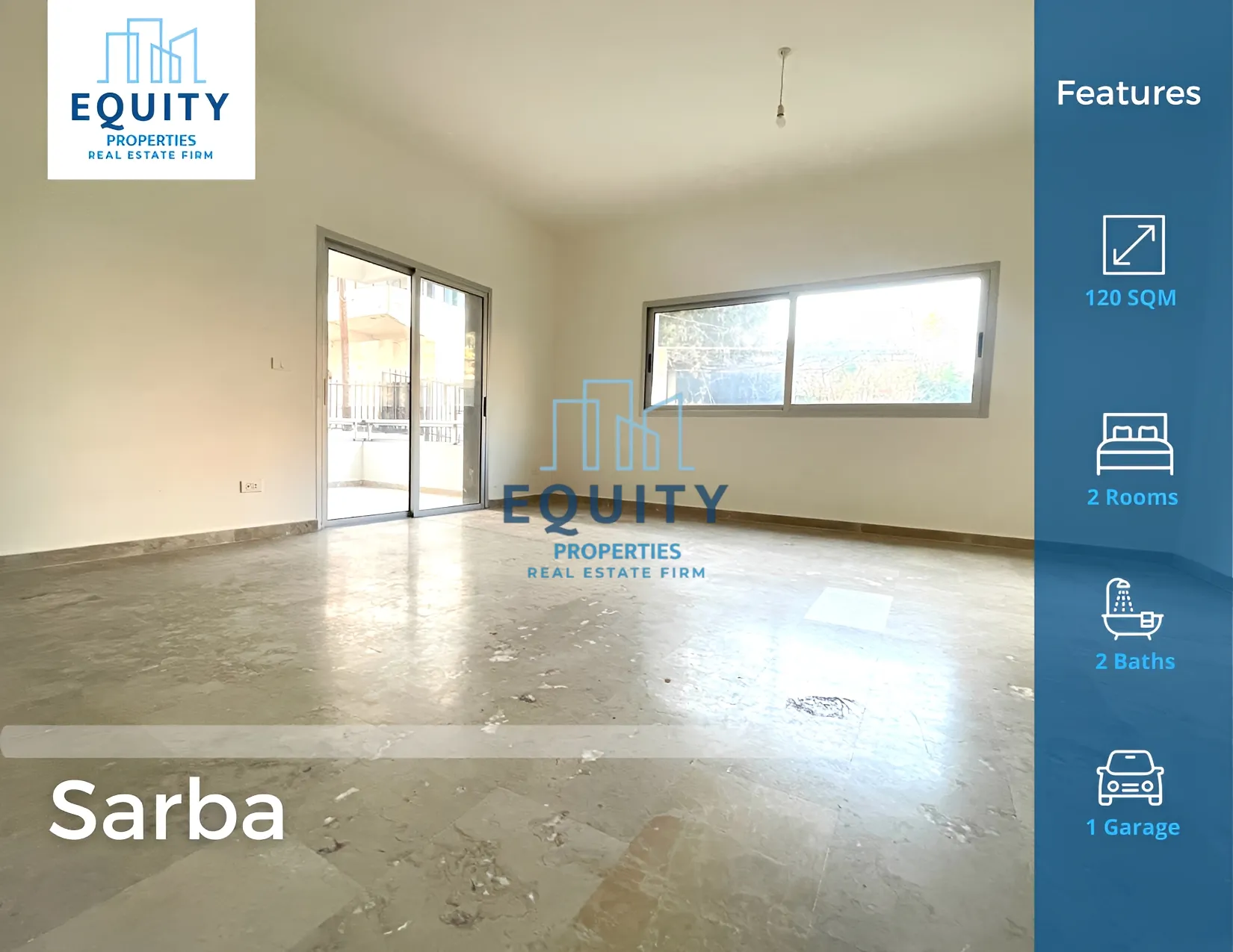 Apartment for Rent in Sarba - 2 bed, 2 bath