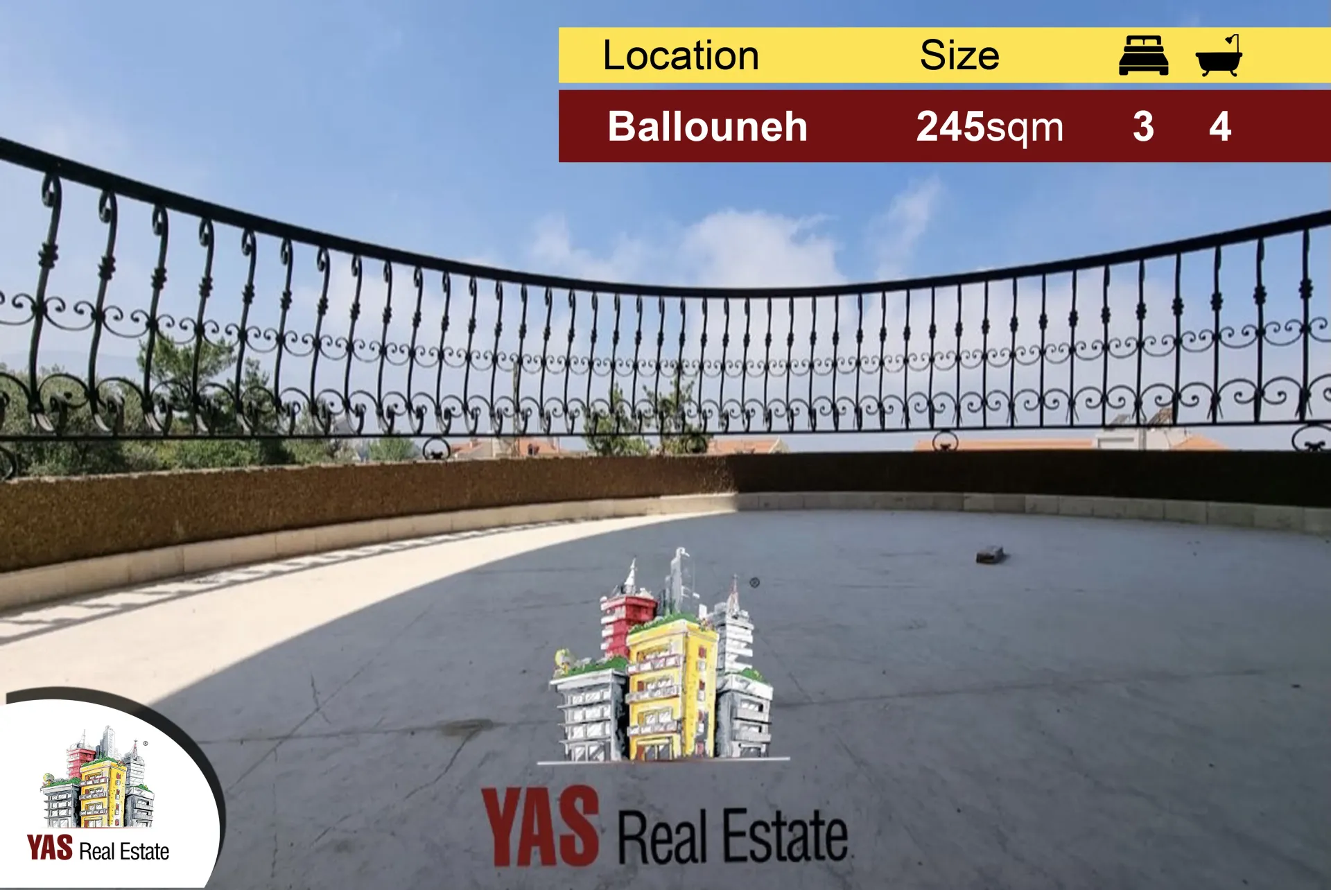 Apartment for Sale in Ballouneh