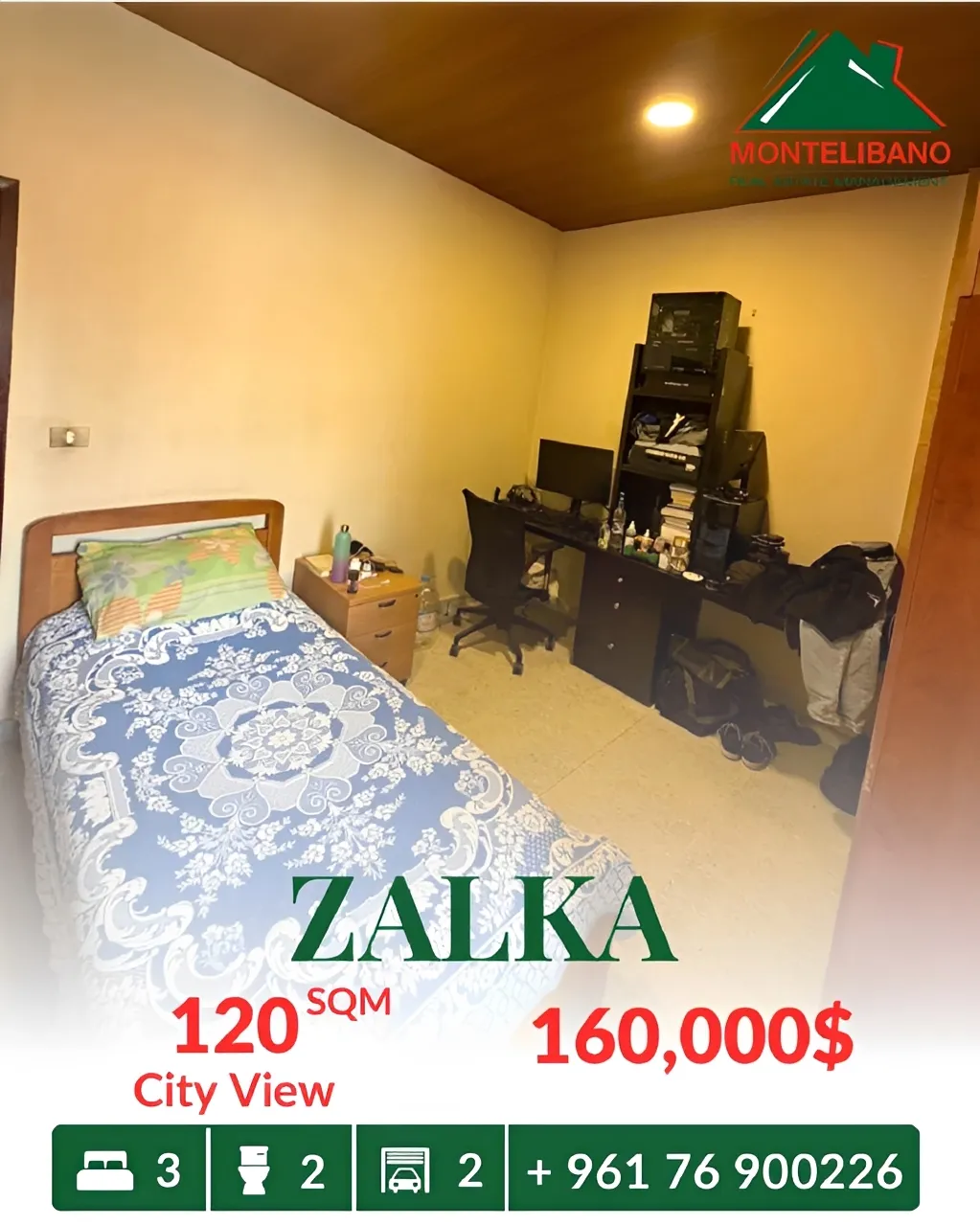 Apartment for sale in Zalqa, Lebanon
