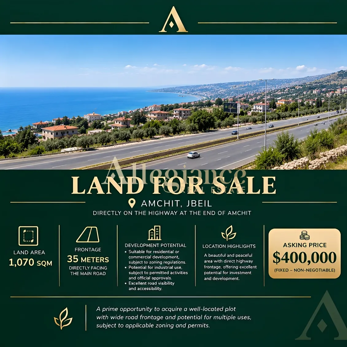 Residential Land for sale in Aamchit