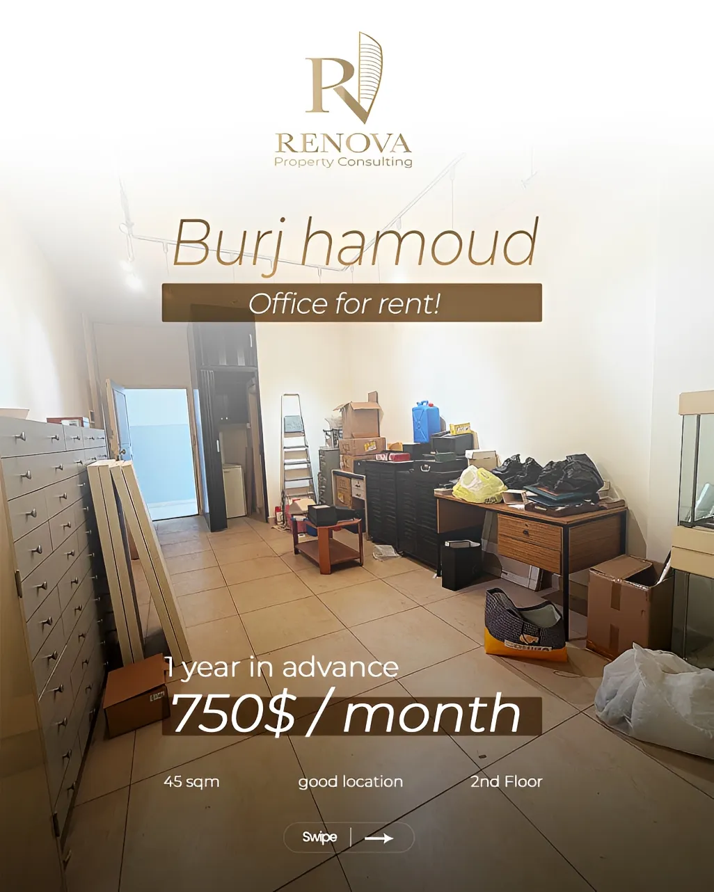 Office for rent in Bourj Hammoud