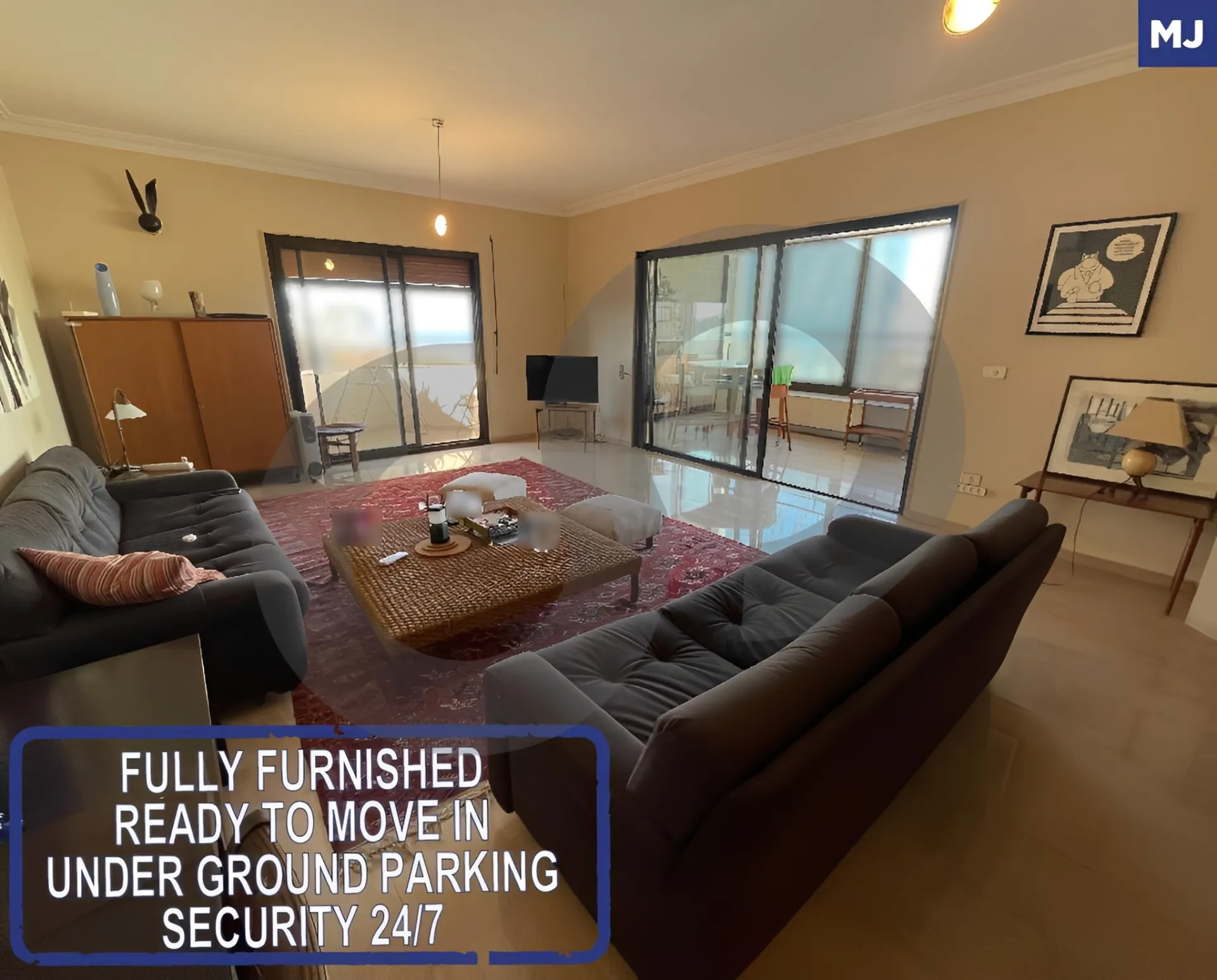 Apartment for Rent in Sodeco, Beirut, Lebanon - 3 bed, 3 bath