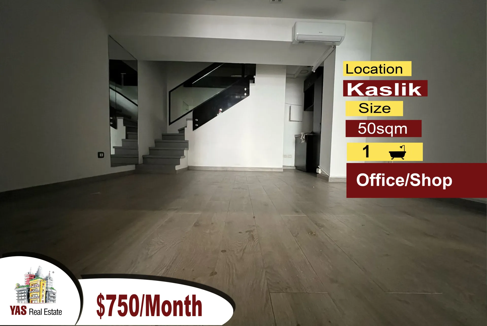 Shop for rent in Kaslik