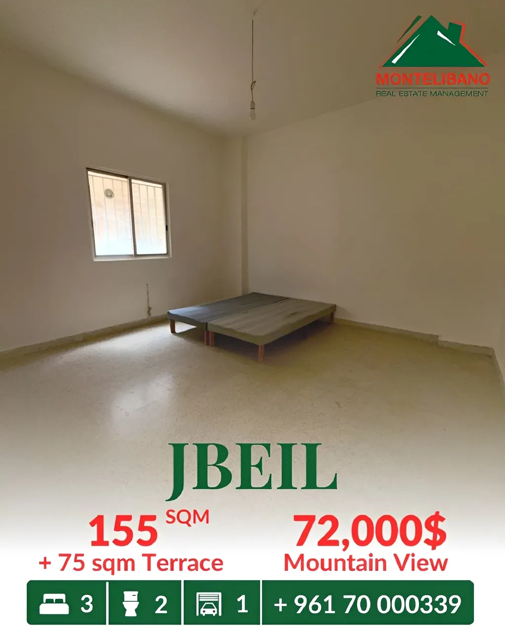 Apartment for sale in Jbeil, Lebanon