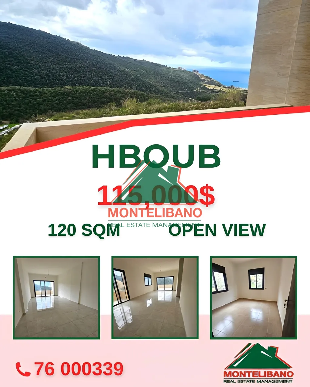 Apartment for sale in Hboub, Lebanon