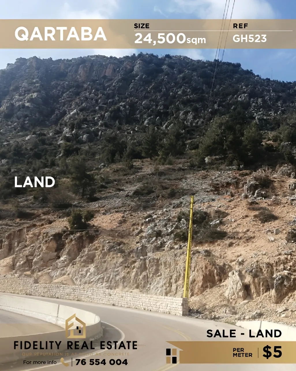 Residential Land for sale in Qartaba, Lebanon
