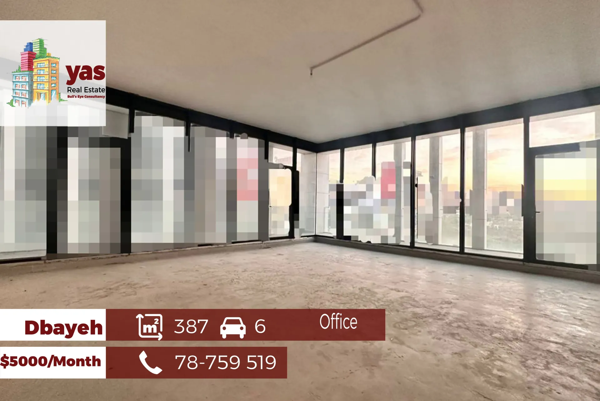 Office for rent in Dbayeh