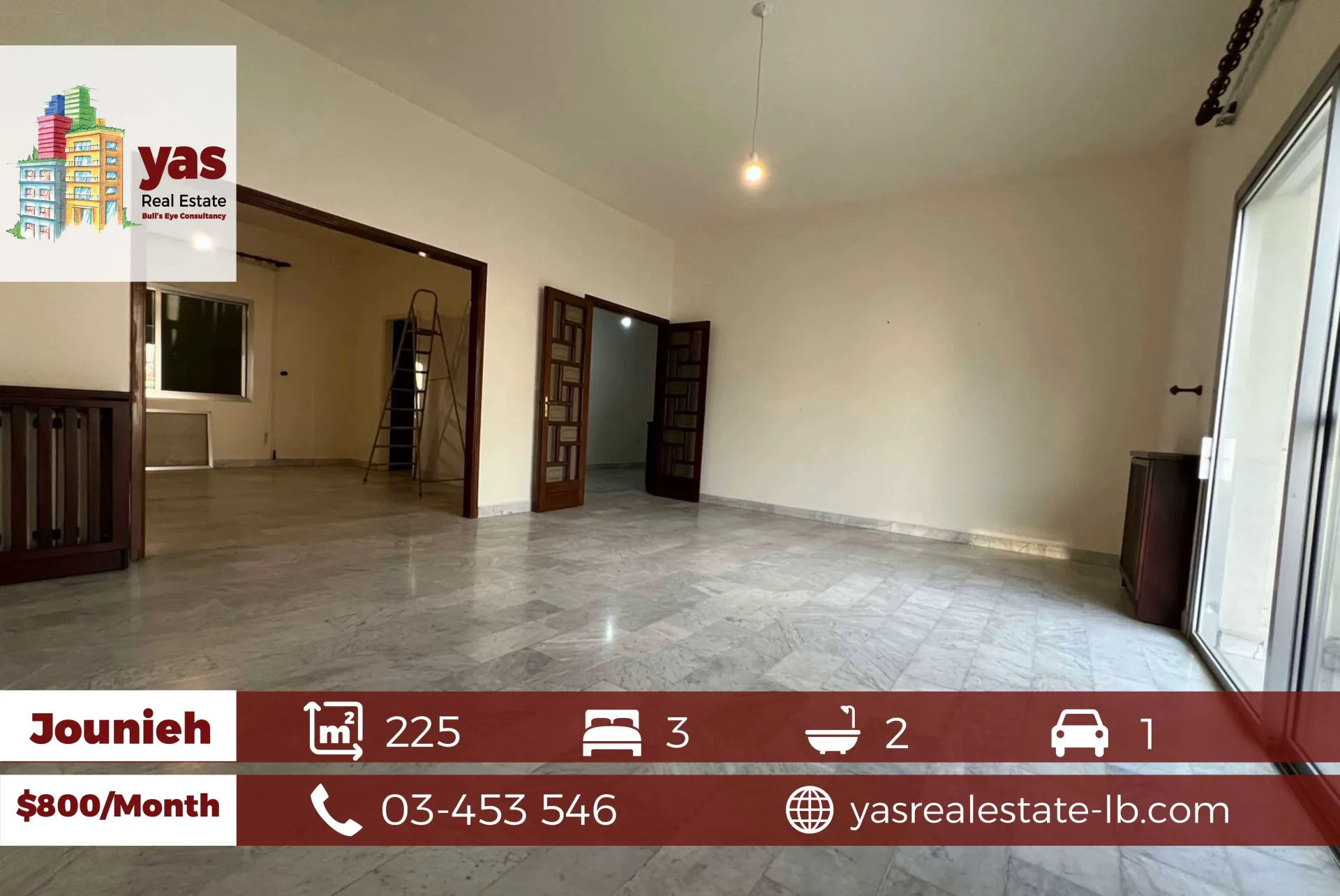 Apartment for Rent in Jounieh