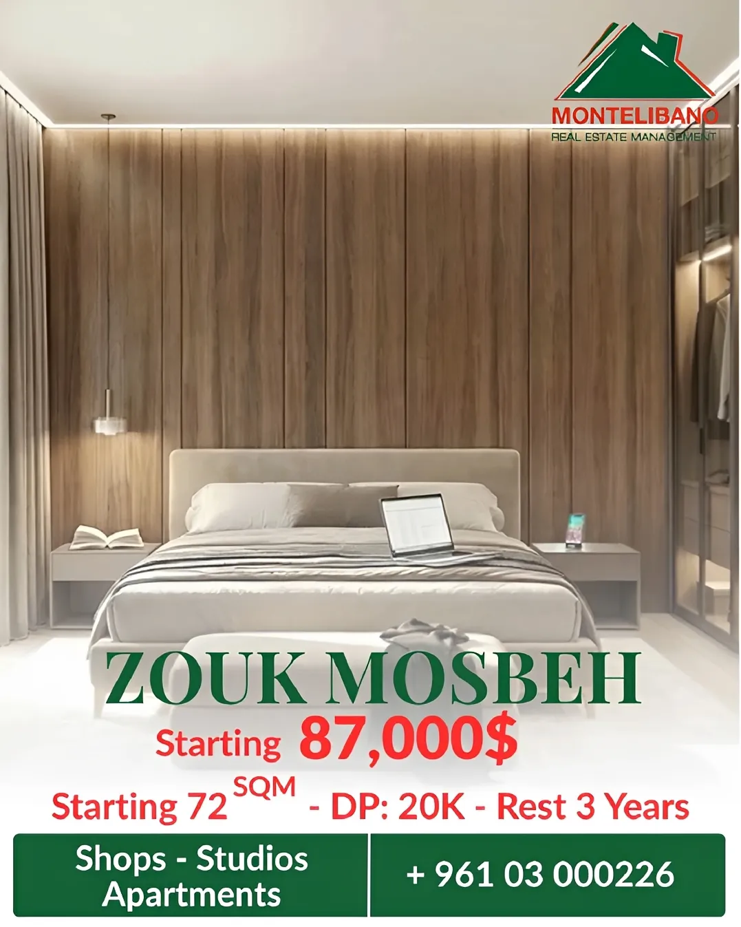 Apartment for sale in Zouk Mosbeh, Lebanon