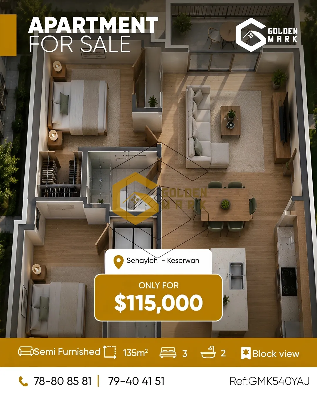 Apartment for Sale in Sehayleh
