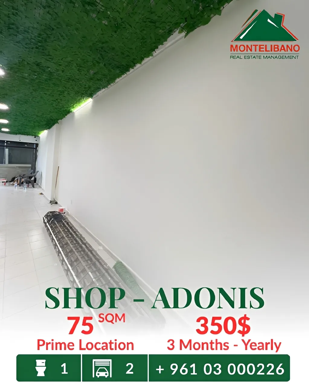 Shop for rent in Zouk Mosbeh